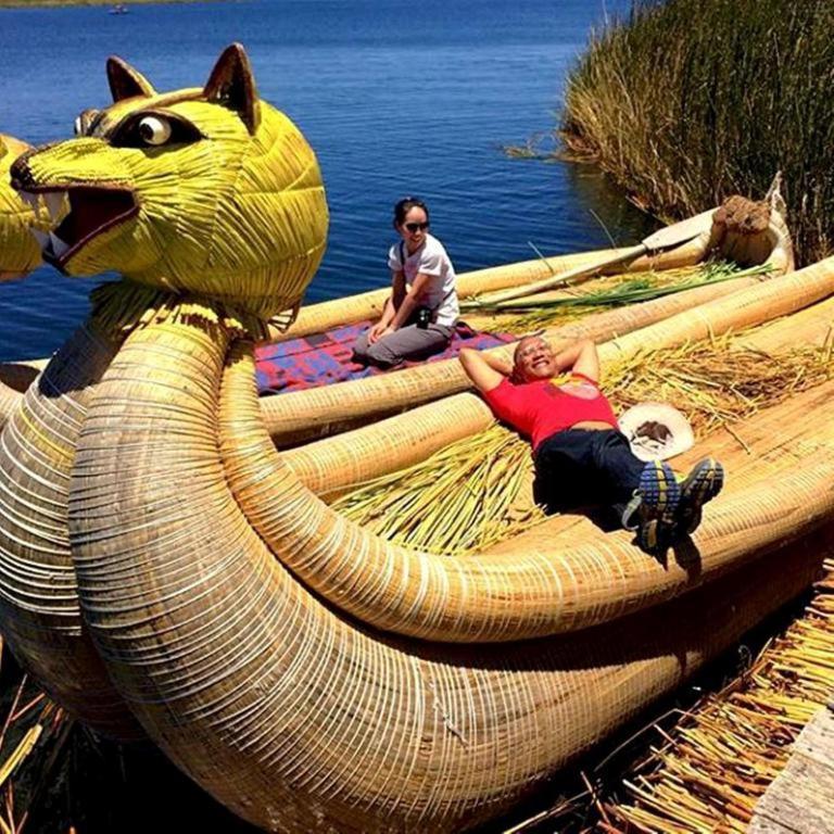 Uros Aruma-Uro On Uros Floating Islands Hotel Puno Bagian luar foto