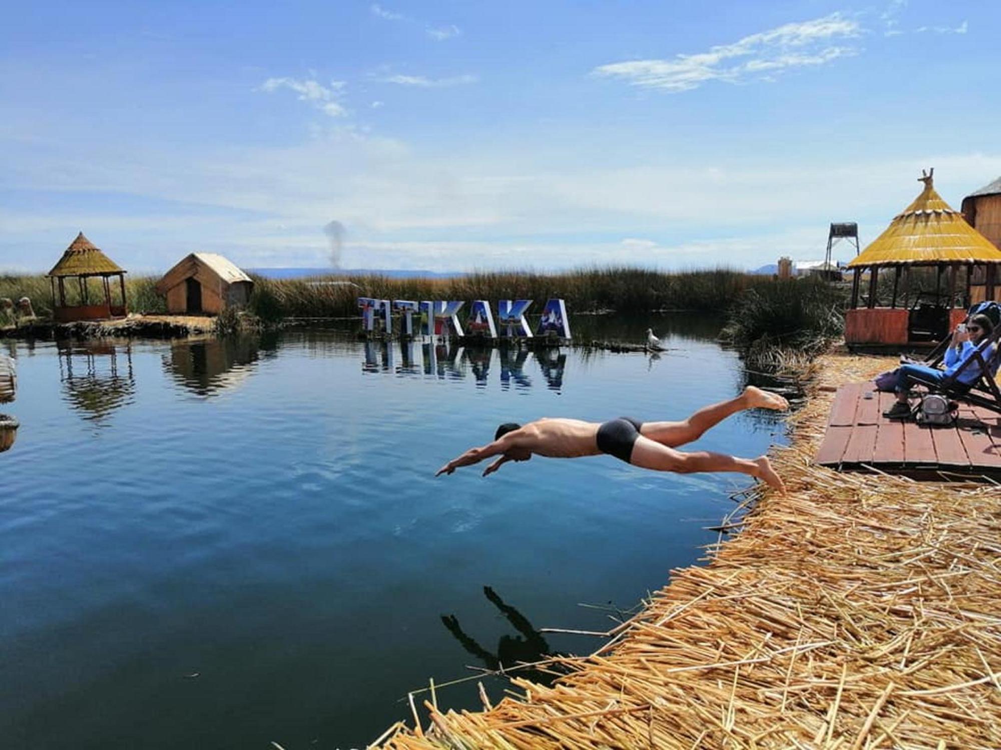 Uros Aruma-Uro On Uros Floating Islands Hotel Puno Bagian luar foto